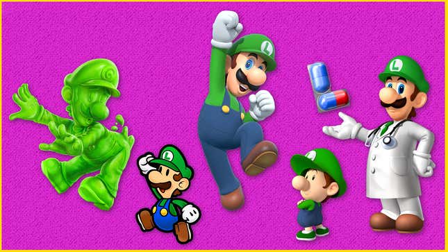 Image for article titled Every Luigi, Ranked