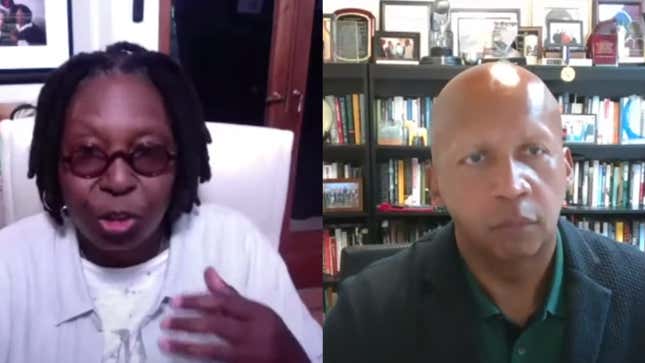 Whoopi Goldberg and Bryan Stevenson in “Academy Dialogues: The Power of Narrative” (2020)