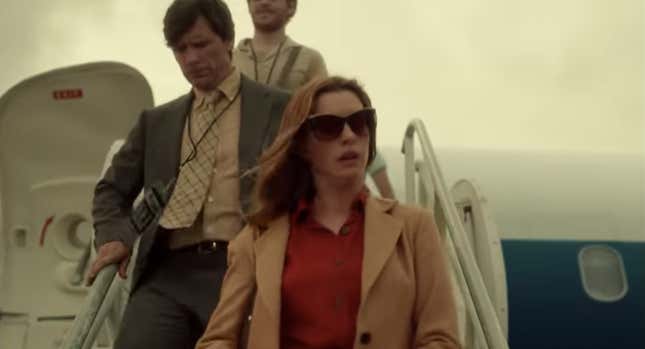 Dee Rees adapts Joan Didion with Anne Hathaway in this trailer for Netflix's <i>The Last Thing He Wanted</i>