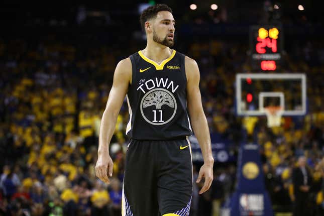 Image for article titled Klay Thompson Suffers Season-Ending Injury for the 2nd Year in a Row