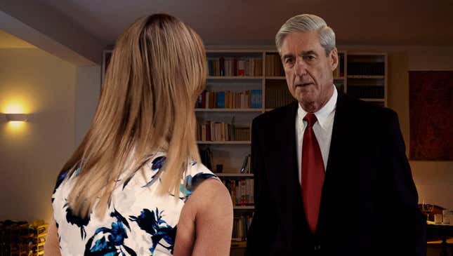 Image for article titled Increasingly Obsessed Robert Mueller Forces Wife To Dye Hair Blond, Dress Like Ivanka