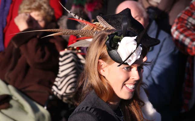Image for article titled Princesses Beatrice and Eugenie Can Really Make the Most of Half a Hat