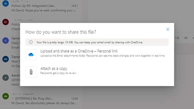 Image for article titled The Best Ways to Send Huge Files to Other People