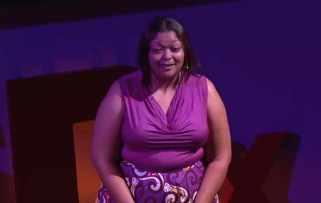 Dr. Regina Bradley delivers “The Mountain Top Ain’t Flat” at TEDx Savannah.