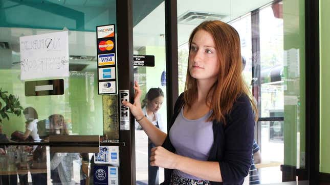 Image for article titled Brave Woman Enters Restaurant Without First Looking It Up Online