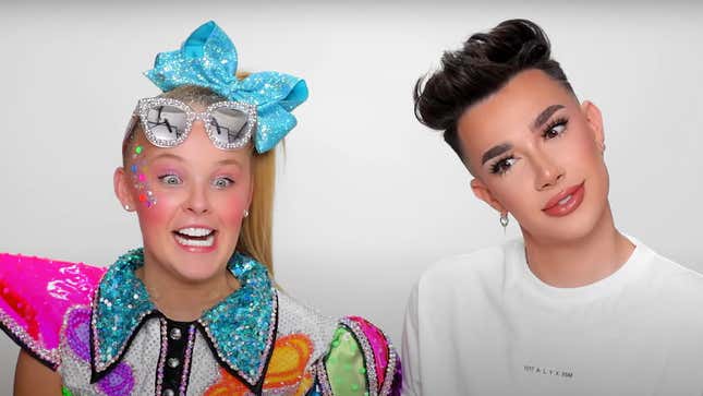 Image for article titled Saturday Night Social: Jojo Siwa and James Charles Are Gendering So Hard Right Now