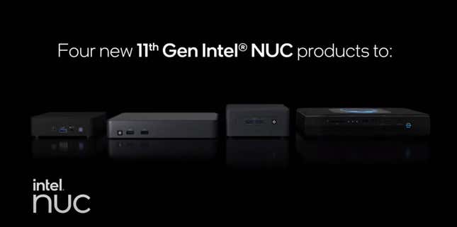 Image for article titled Intel Just Quietly Launched Its New Phantom Canyon NUC 11 Lineup