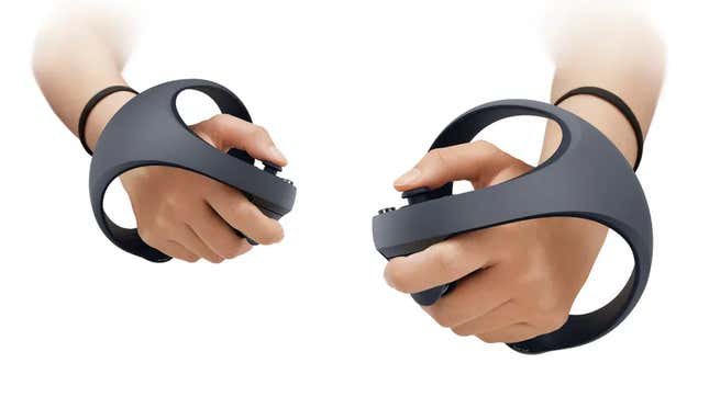 Image for article titled PS5 VR Controllers Ditch The Magic Wand Look