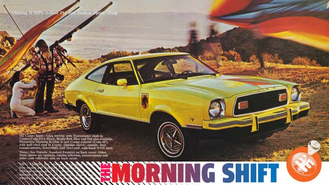 The “MPG” Mustang II of the mid-1970s, with a California-compliant catalytic converter, put in place to honor the start of CAFE regulations. Ford has signed on to California’s new CARB edicts against the Trump Admin’s intentions, bringing back to mind the mismatch of California-compliant cars of the ‘70s.