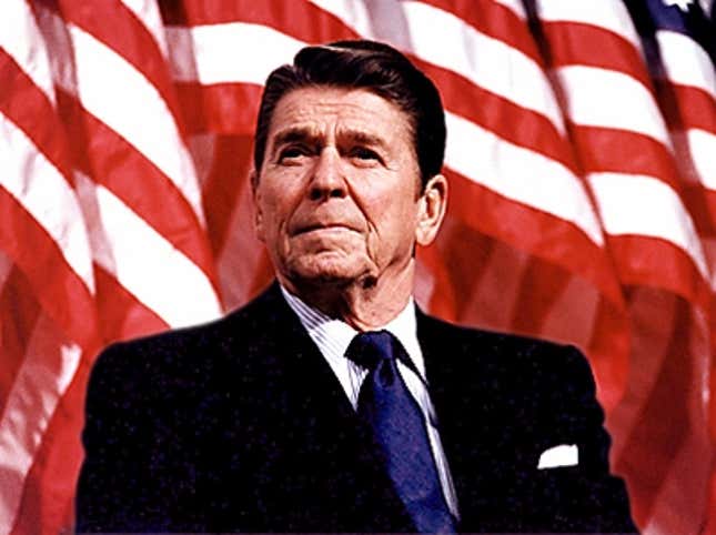 Image for article titled Reagan&#39;s Body Dies
