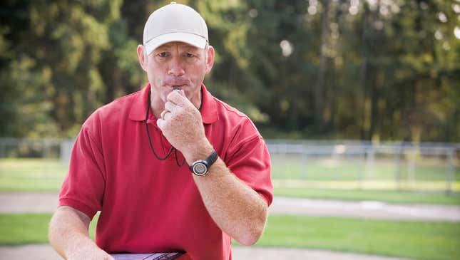 Image for article titled Assistant Coach Finally Works Up Courage To Blow Whistle