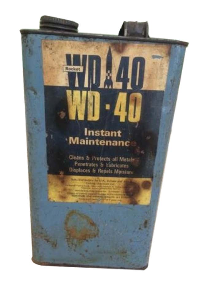 Imagen para el artículo titulado La historia del aceite multiusos WD-40 es la cosa más extraña que he escuchado en mucho tiempo