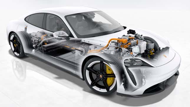 Image for article titled An Extremely Detailed Look At The Porsche Taycan's Engineering Designed To Take On Tesla