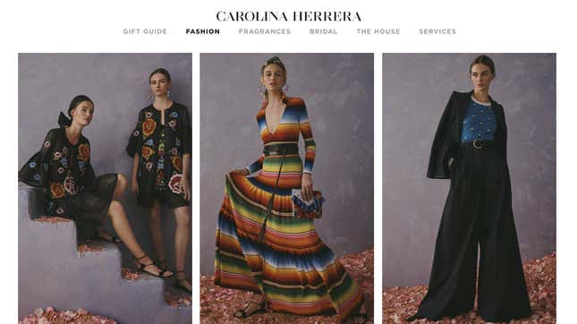 Image for article titled Carolina Herrera Is Confronting the Messy Reality of Cultural Appropriation