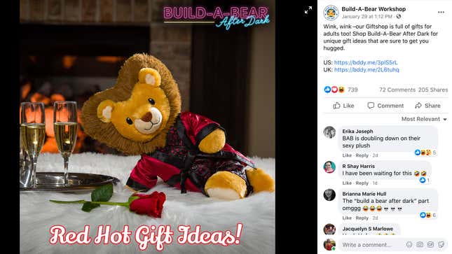 Image for article titled Is This Build-A-Bear Trying to Have Sex With Me?