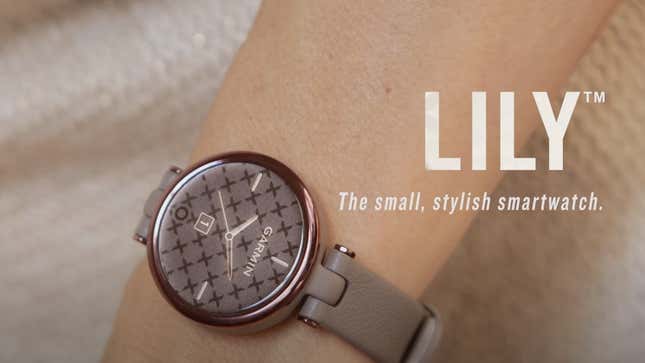 Image for article titled Garmin&#39;s Tiny Lily Smartwatch Doesn&#39;t Need All This Pandering Women-Centric Branding to Be Good