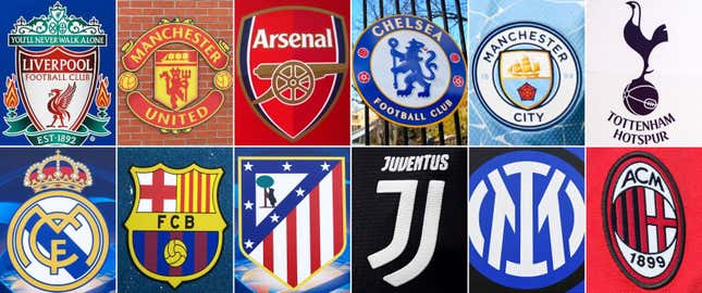 Image for article titled Why the European Super League is terrible for soccer and bad for pro sports