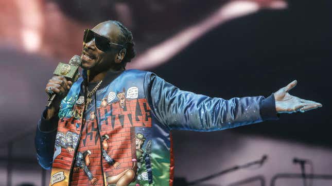 Snoop Dogg performing at the Super Bowl Music Fest, January 2020