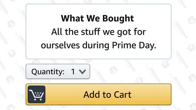 Image for article titled The Stuff We Bought For Ourselves On Prime Day