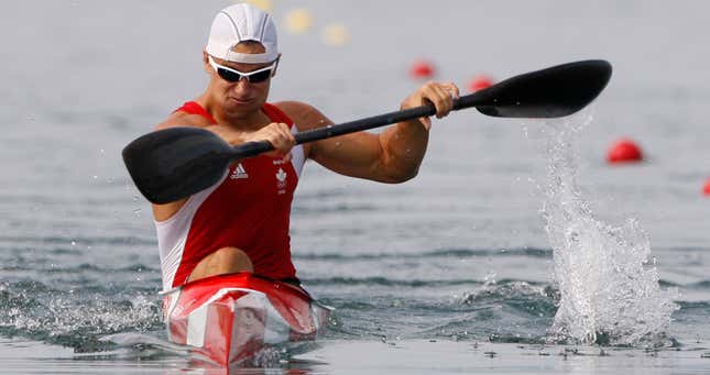 Adam van Koeverden, the best of Canada. (Photo credit: Kirsty Wigglesworth/AP)