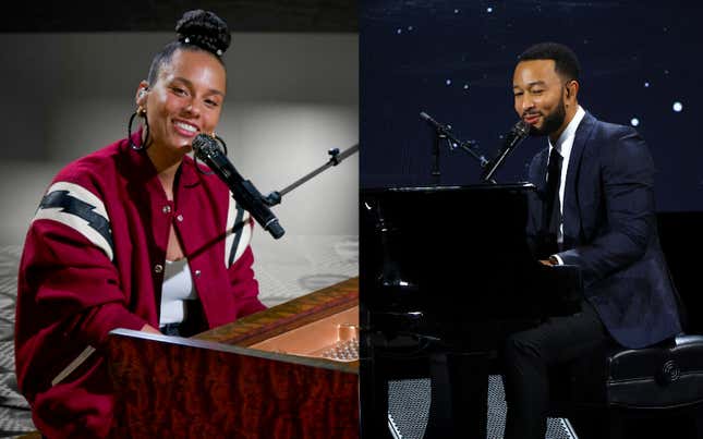 Image for article titled Alicia Keys and John Legend Team Up for Juneteenth Verzuz