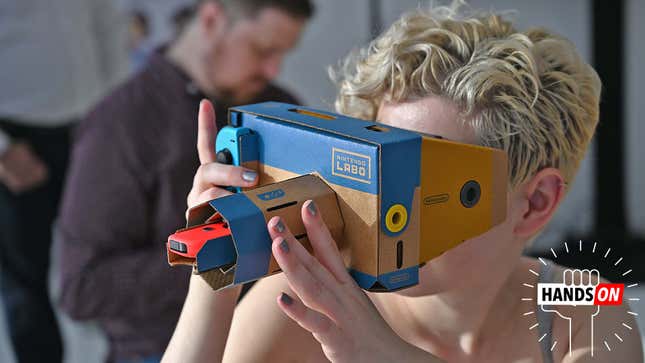 Image for article titled Nintendo&#39;s Labo VR Kit Is Its Wildest Cardboard Adventure Yet