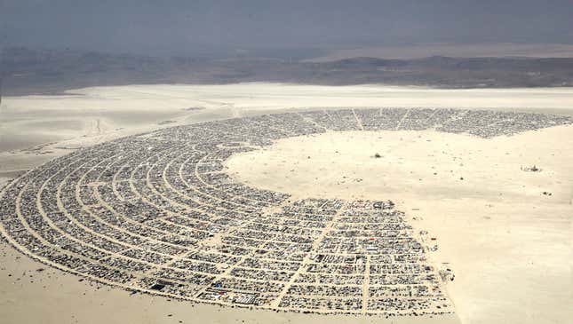 Image for article titled 70,000 Burning Man Attendees Die Of Dehydration After Thinking Someone Else Was Bringing The Water
