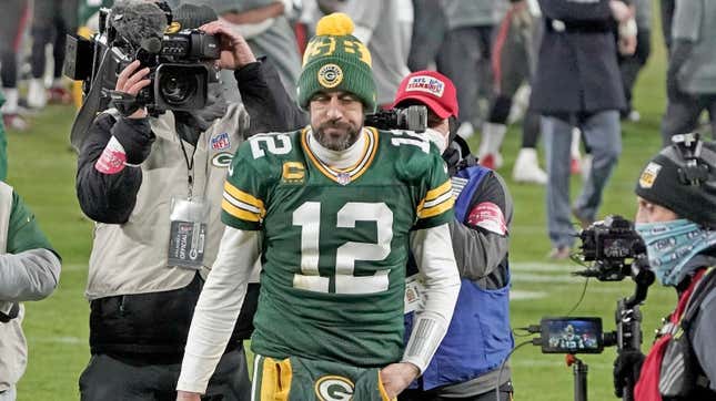 Aaron Rodgers is all of us who have struggled with our mortality in the middle of a global pandemic and then lost to the Bucs.