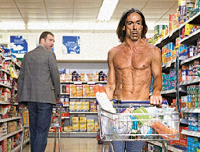 Image for article titled Iggy Pop Only One Allowed In Grocery Store Shirtless