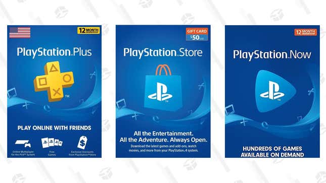 PS Plus 1 Year Subscription | $28 | Eneba | Use code PSFIRSTBUY
PS Now 1 Year Subscription | $36 | Eneba | Use code PSFIRSTBUY
$50 PlayStation Gift Card | $45 | Eneba | Use code PSFIRSTBUY
$25 PlayStation Gift Card | $23 | Eneba | Use code PSFIRSTBUY
$20 PlayStation Gift Card | $19 | Eneba | Use code PSFIRSTBUY
$10 PlayStation Gift Card | $9 | Eneba | Use code PSFIRSTBUY