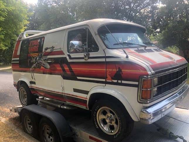 At $9,800, Does This 1979 Dodge Tradesman Star Wars Tribute Van Light ...