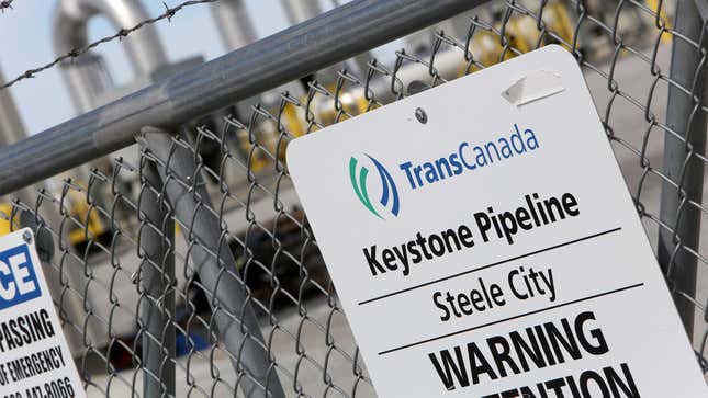 Image for article titled TC Energy Says Keystone Pipeline Failed Due To Protestors Making It Lose Confidence In Itself
