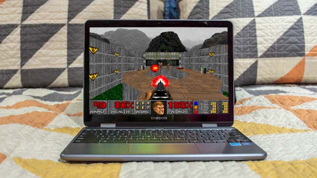 Image for article titled Free Doom for Chromebooks Is a Better Google Gaming Deal Than Stadia