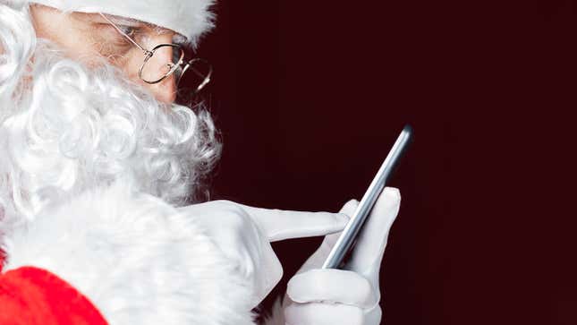 Image for article titled Get Your Kid on Santa&#39;s Text List