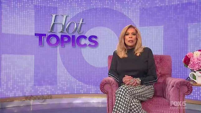 Image for article titled Wendy Williams Seems to Address Odd On-Air Behavior: &#39;I&#39;m Not Perfect&#39;