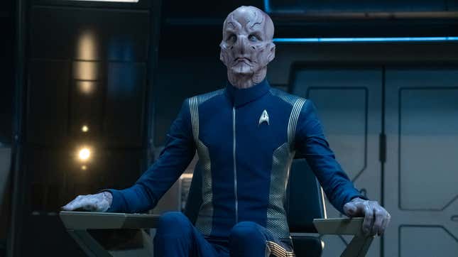 Doug Jones as Saru on Star Trek: Discovery.