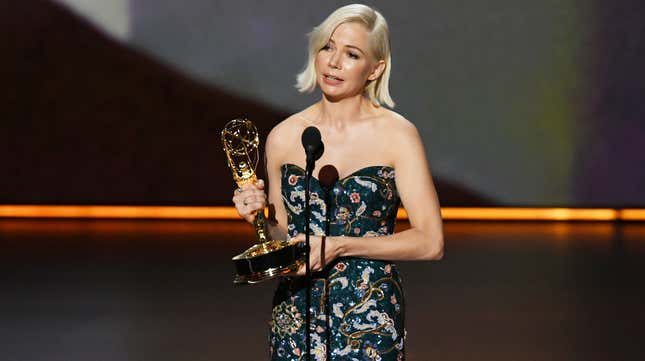 Image for article titled Michelle Williams addresses pay disparity in her powerful Emmy speech