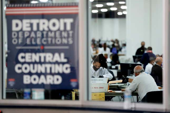 Image for article titled NAACP LDF Sues Trump on Behalf of Black Detroit Residents, Allege Voting Rights Act Violation for Attempts to Block Michigan's Vote Certification