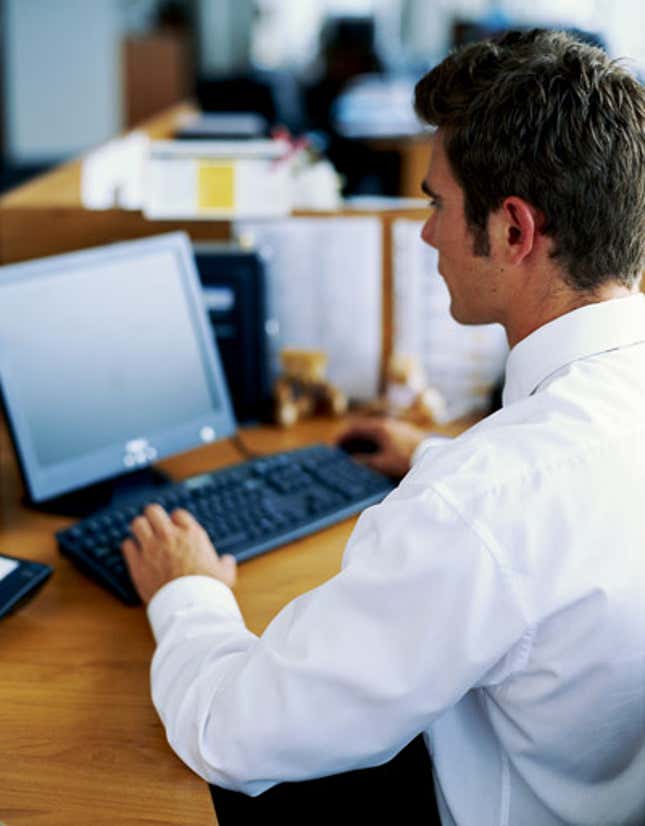 An American worker can triple his work output by working.