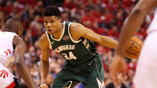 Image for article titled Quit Smashing Giannis Into The Damn Wall Already