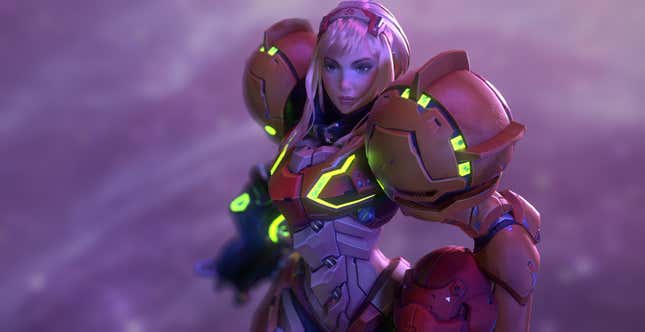 Image for article titled A Slightly Different Take On Metroid's Samus Aran