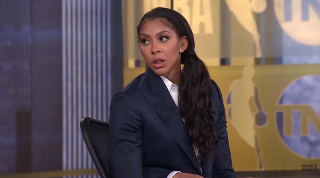 Image for article titled This Woman&#39;s Work: Candace Parker Schools Shaq on Modern Basketball Since He Apparently Missed the Memo