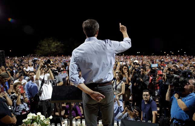 Image for article titled To Curb Hate Speech Online, Beto O&#39;Rourke Says Hold the Platforms Hosting That Shit Responsible