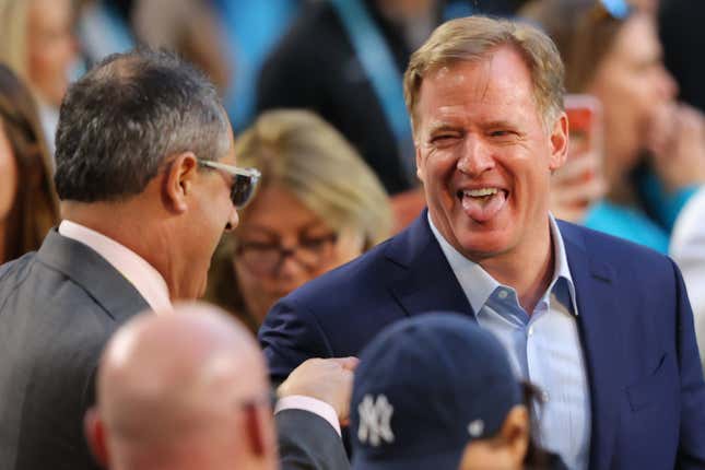 Roger Goodell, like other major league commissioners, is showing his true colors this year.