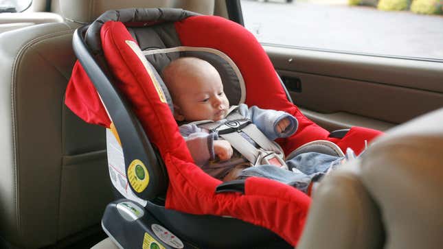 Image for article titled Stop Letting Your Baby Sleep in a Car Seat Outside the Car