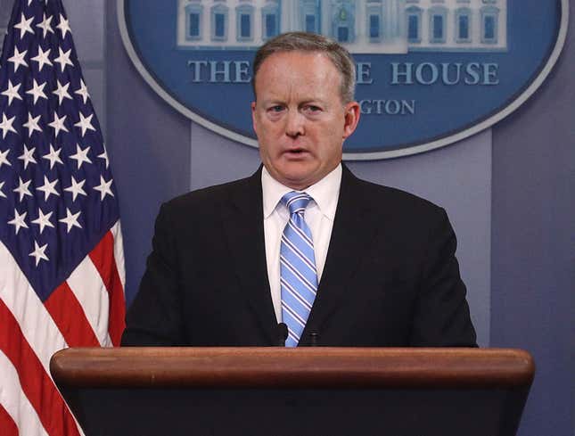 Image for article titled Sean Spicer Takes Job In Trump Administration To Help Public Forget Humiliating ‘Dancing With The Stars’ Tenure