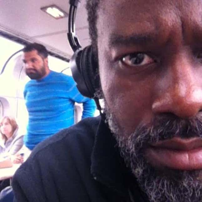 Taken in 2012, writing on the train