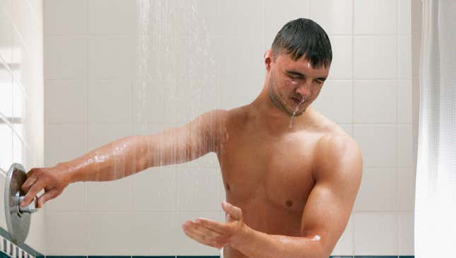 Local man admitted that, in our moments of despair, it can be hard to see the pinprick of light at the end of the tunnel while contorting his body to avoid contact with the water.