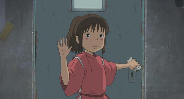 A scene from Studio Ghibli’s Spirited Away. 