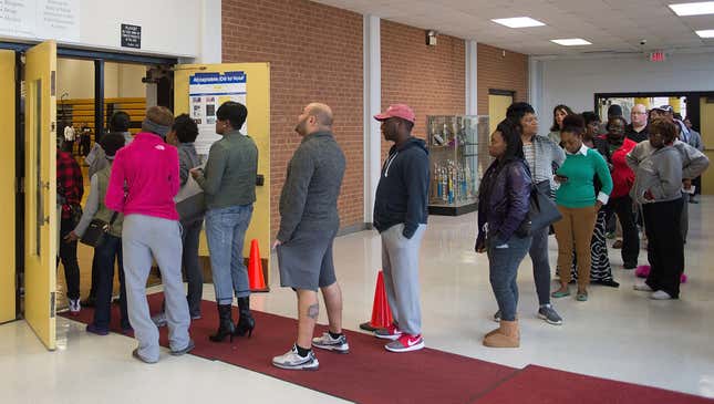 Image for article titled Report: Many States Still Relying On Outdated Methods To Disenfranchise Voters